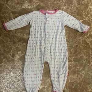 Magnetic Me Pink and White Kids One Piece